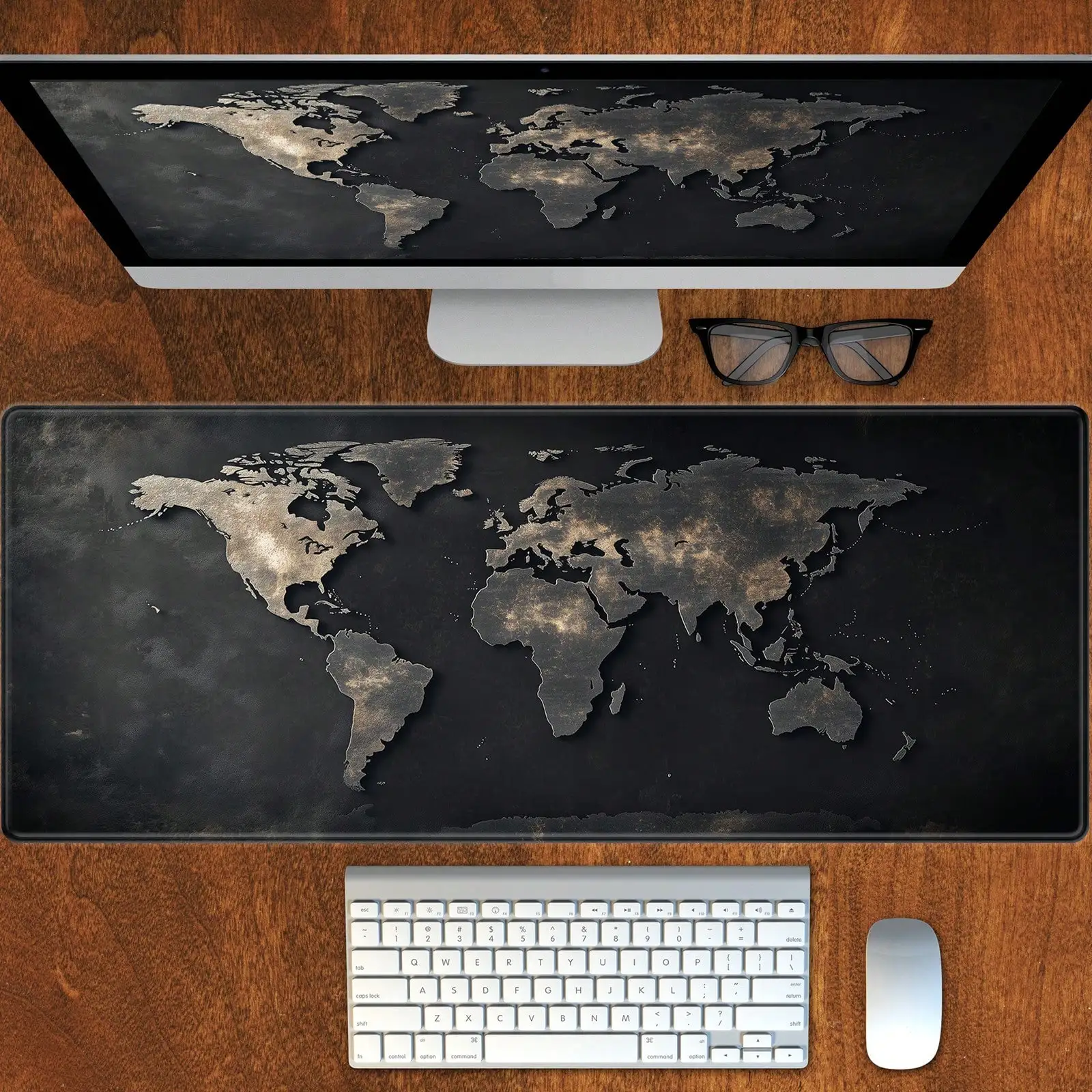 

High-end luxury large mouse pad rubber non-slip base XXL 90x40cm desk mat locking process laptop office pads gaming accessories