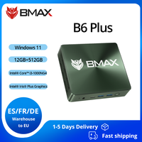 BMAX B6 Plus Mini PC Intel I3-1000NG4 Windows 11 PC 12GB DDR4 RAM 512GB NVMe SSD WIFI 5 USB 3.0 USB * 3 HDMI * 2 Bluetooth4.2