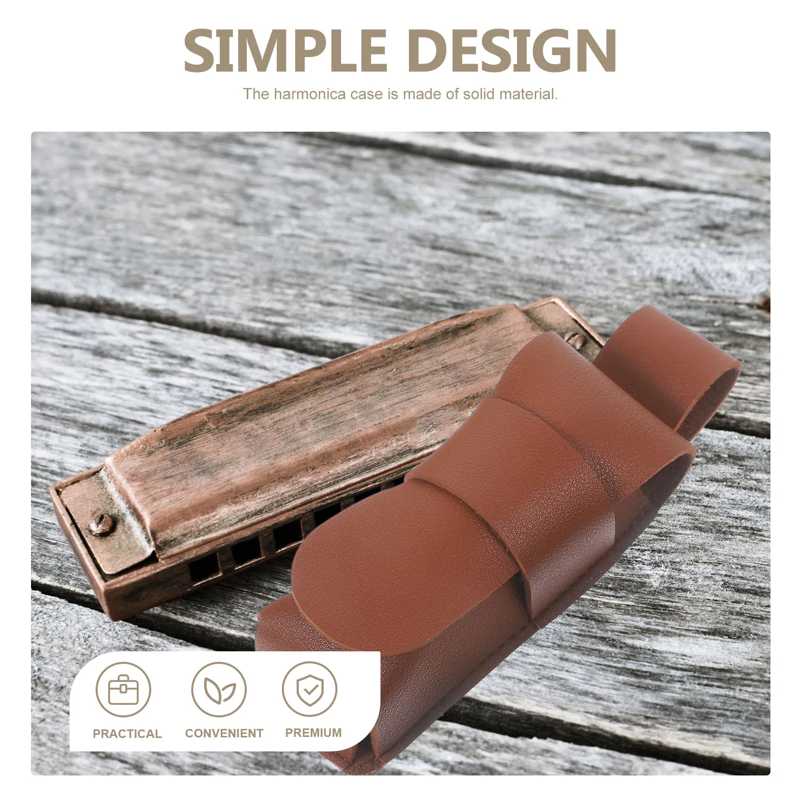 

3pcs Harmonica Cases Protective Pouch Storage Smooth Durable Carrying Gig Bag For Musicians Performance Practice