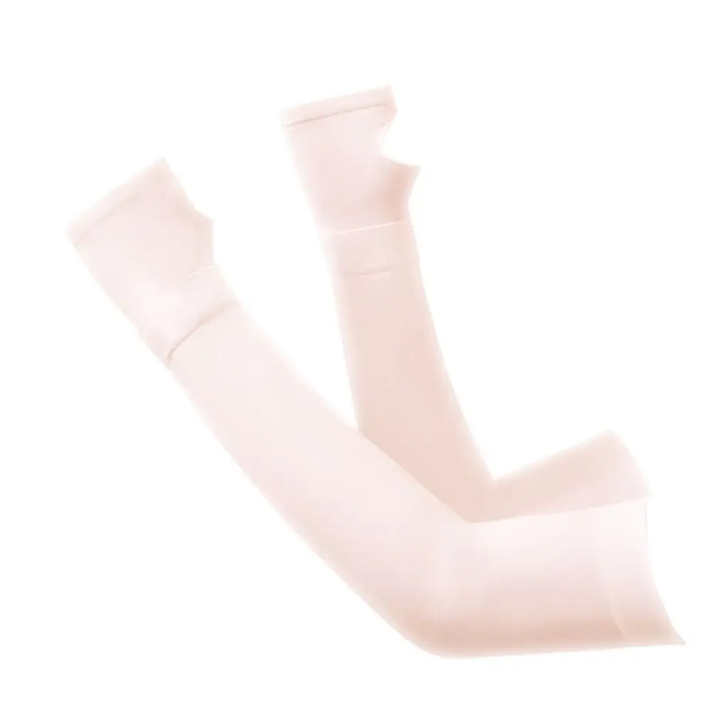 

Fashion Ice Silk Sunscreen Sleeves UV Protection Thin Sun Protective Sleeve Cooling Arm Cover Running Fishing Cycling
