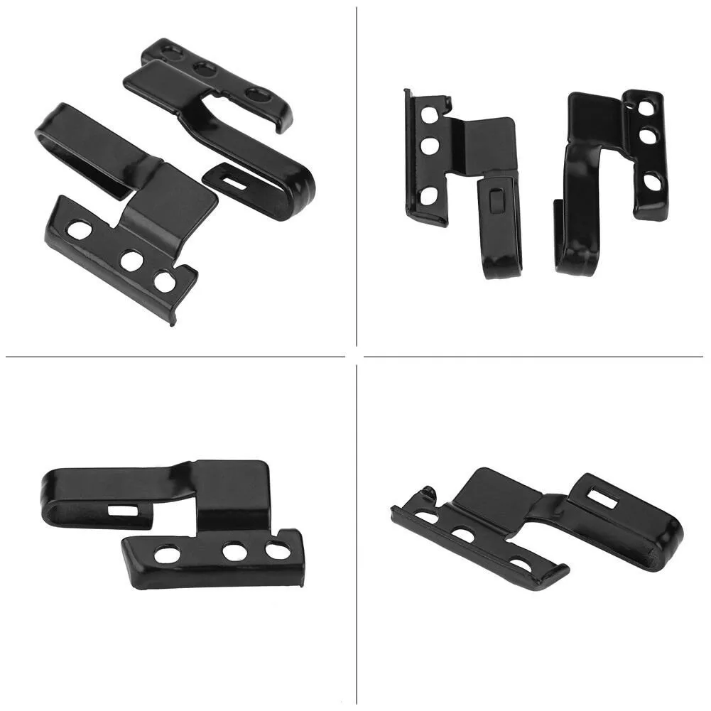 2 Set Professional Mounting Adapter Kit Universal Car Front Windshield Wiper Blade Arm Adapter Mounting Kit 3392390298 Black