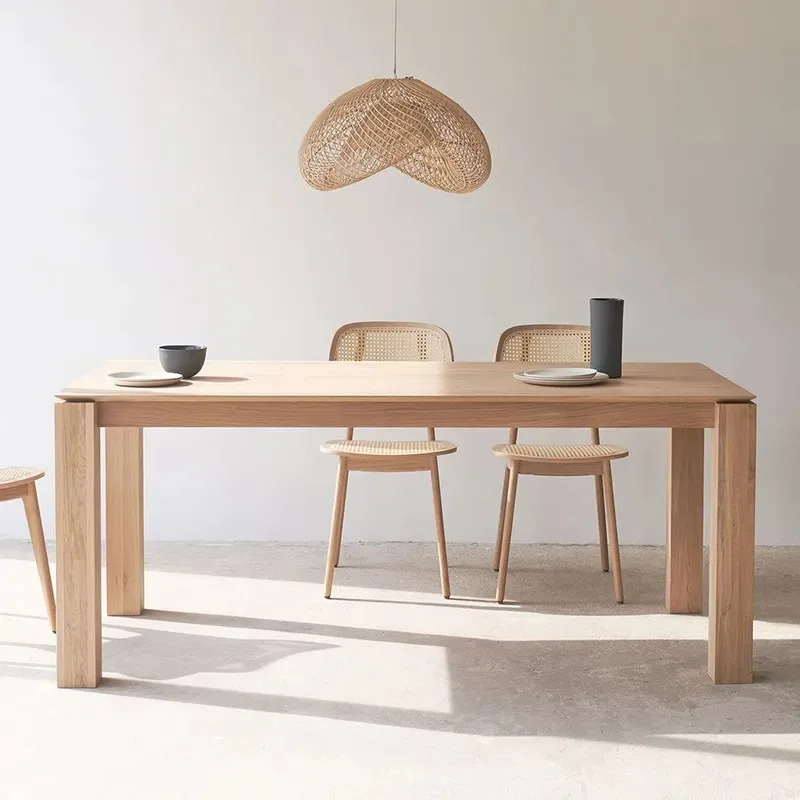 Restaurant Design Dining Tables Square Indoor Wooden Desk Dining Table Unique Dinette Mesas De Comedor Furniture