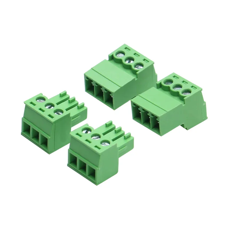 5 قطعة 15EDGK 2P 3P 4P 5P 6P 7P 8Pin PCB برغي محطة كتلة ذكر موصل سالب 3.51/3.81 مللي متر المكونات في نوع لكابل 28 إلى 16AWG