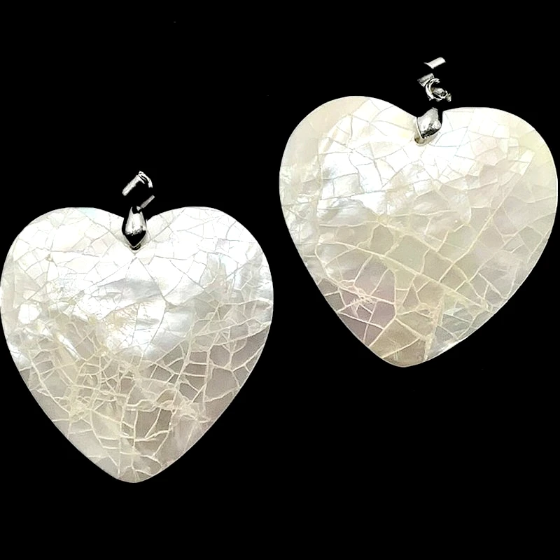 Natürliche Mutter der Perle Shell Splitzen Abalone Shell Handgefertigter Anhänger DIY Schmuck Herstellung Frauen exquisite Halskette Zubehör – Detail 1