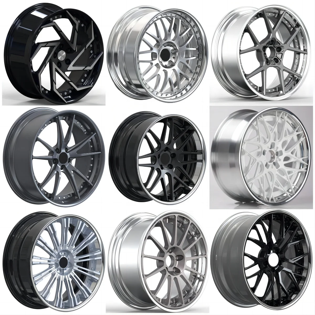 Jantes forgées noires personnalisées pour Aston Martin, 18 ", 19", 20/26 ", 5x100, 5x114.3, 5x120, 2 pièces, nouvelle mode, adieu, Roméo