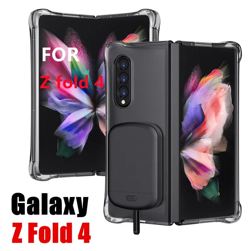 

For Samsung Galaxy Z Fold 4/Z Fold 3 Power Case Power Bank Cover Battery Case 10000Mah Battery Charger Case Power Banks