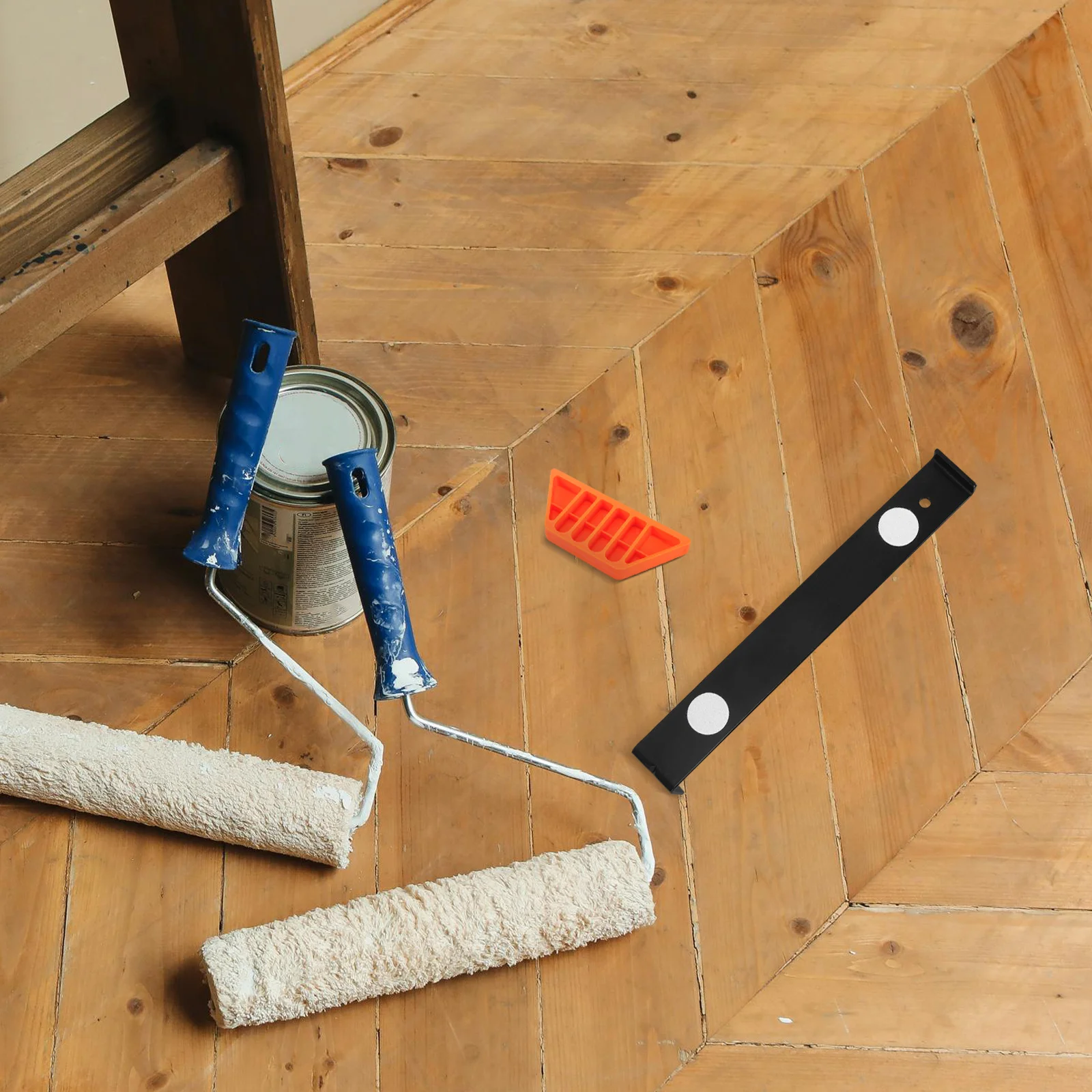 مجموعة واحدة من أداة تركيب الأرضيات شديدة التحمل لصفائح الخشب ولا تسبب ضررًا وسادات حماية عالية القوة