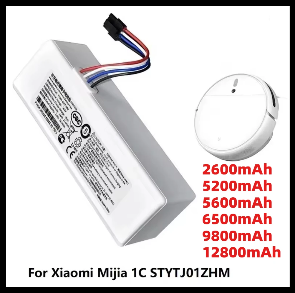 

14.4V Robotic vacuum cleaner Original Battery For Xiaomi Mijia 1C STYTJ01ZHM Robot Vacuum Mop Cleaner Accessories Partsrobotic