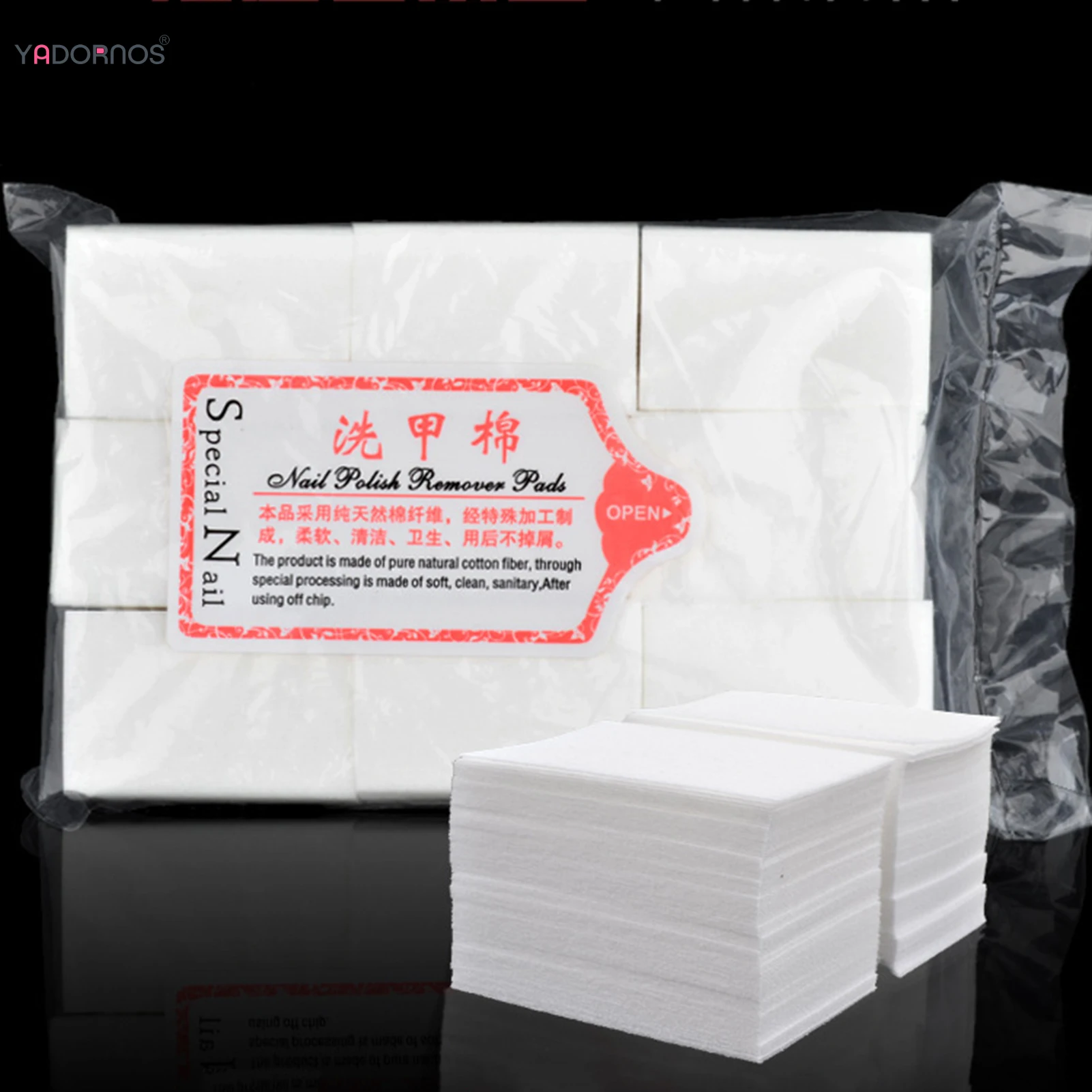 1000 pz tamponi di cotone per unghie Manicure Pedicure Gel strumenti salviette senza pelucchi tovaglioli smalto per unghie Gel salviette per unghie strumento di bellezza per unghie