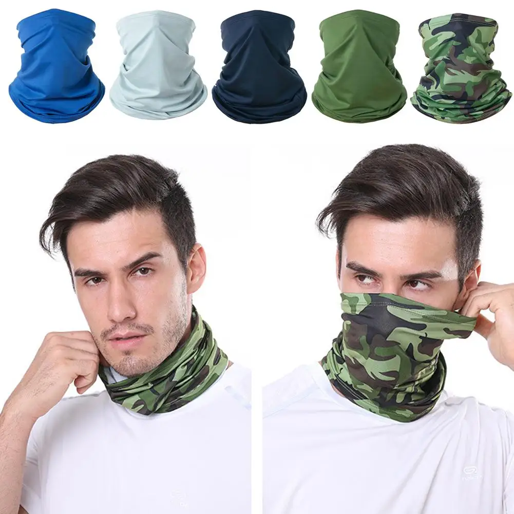 

New Men Women Head Face Neck Sunshade Tube Bandana Scarf Sports Headwear Scarves Dustproof Outdoor Fishing Neckerchief