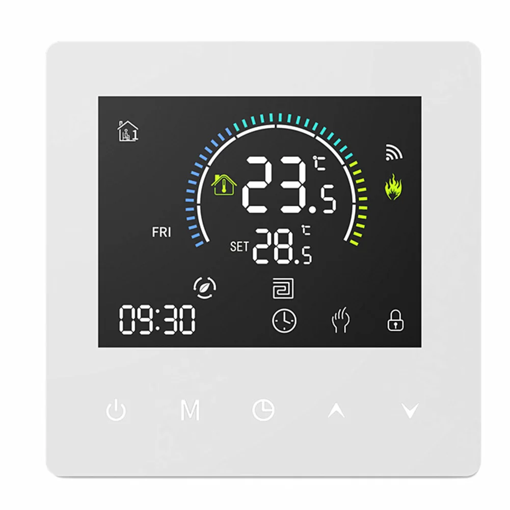 

Programmable Smart Thermostat with Touch Screen Display for Reliable Heating Control in For Home and Office Spaces