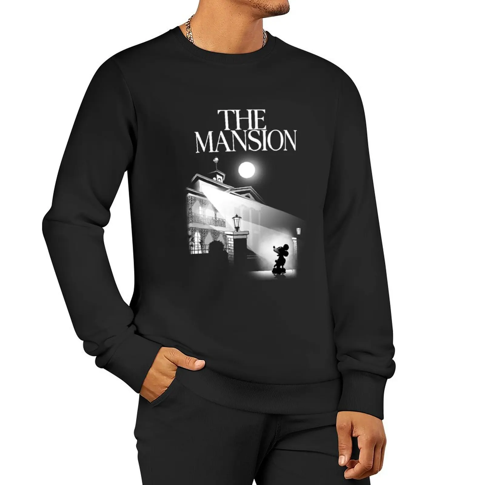 

Haunted Mansion T-ShirtThe Mansion Pullover Hoodie anime clothing sweatshirts men