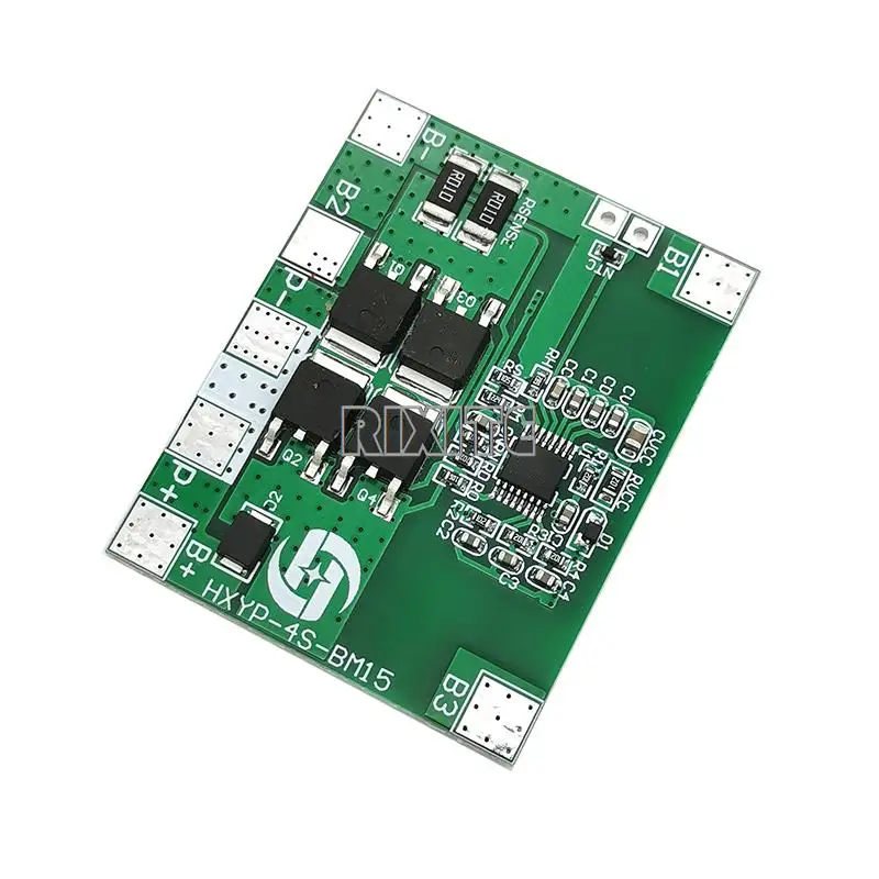 4S 12.8V 14.4V 16.8V Lifepo4 Li-ion Lipo Lithium Battery Protection Board 18650 BMS 14A Limit 20A PCB 4 Cell Pack PCM 3.2V 3.7V