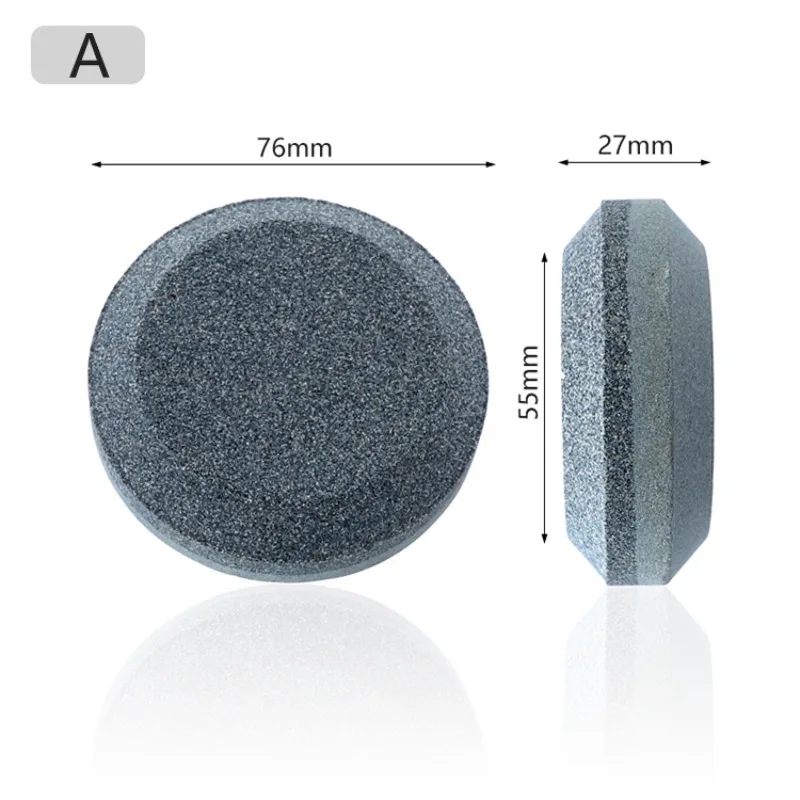 5 Inch Double-sided Whetstone Kitchen Knife Sharpener 120 Mesh/240 Mesh/280 Mesh/400 Mesh Round Knife Sharpener Household