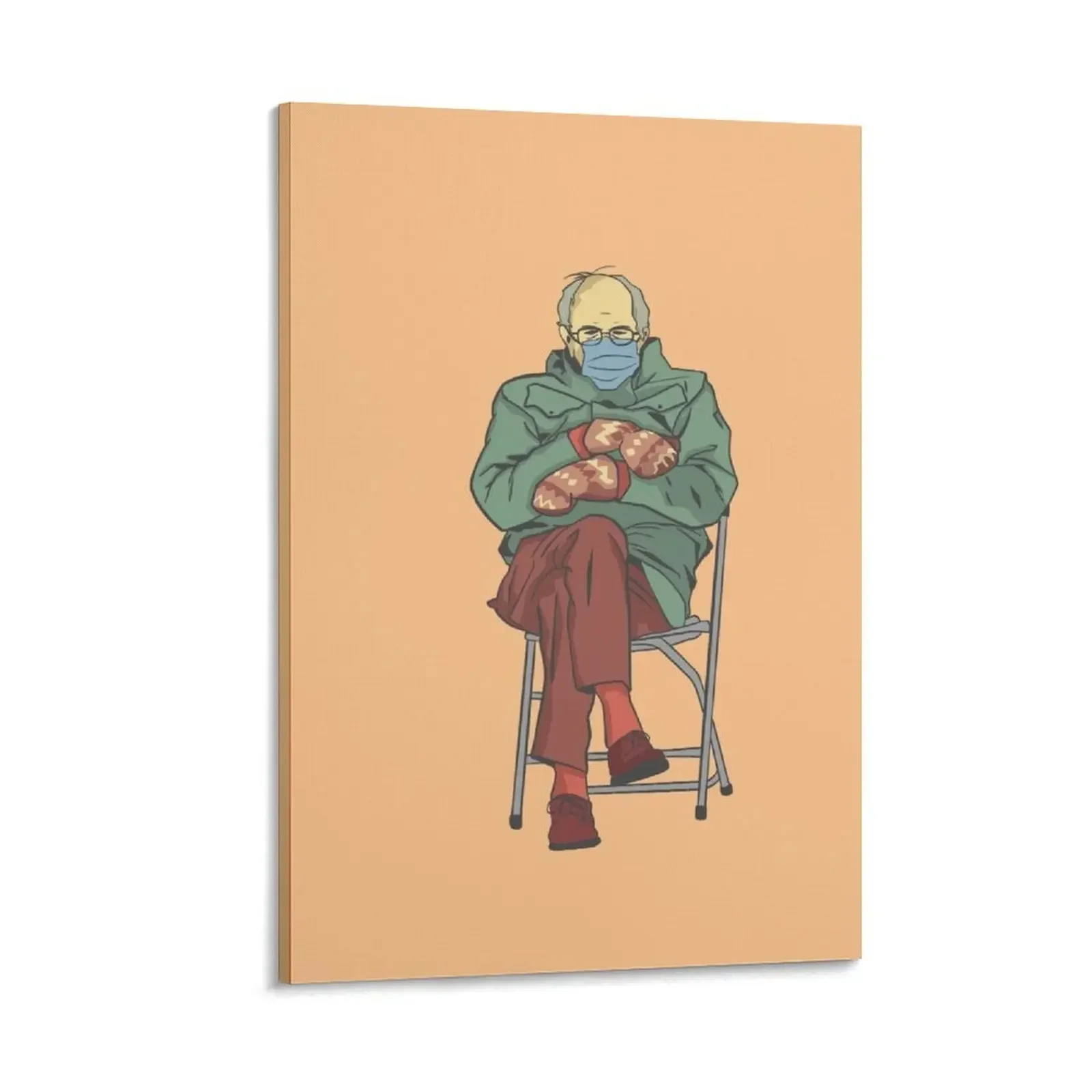 

Comfy Bernie Canvas Painting Picture on the wall bedrooms decor aesthetic room
