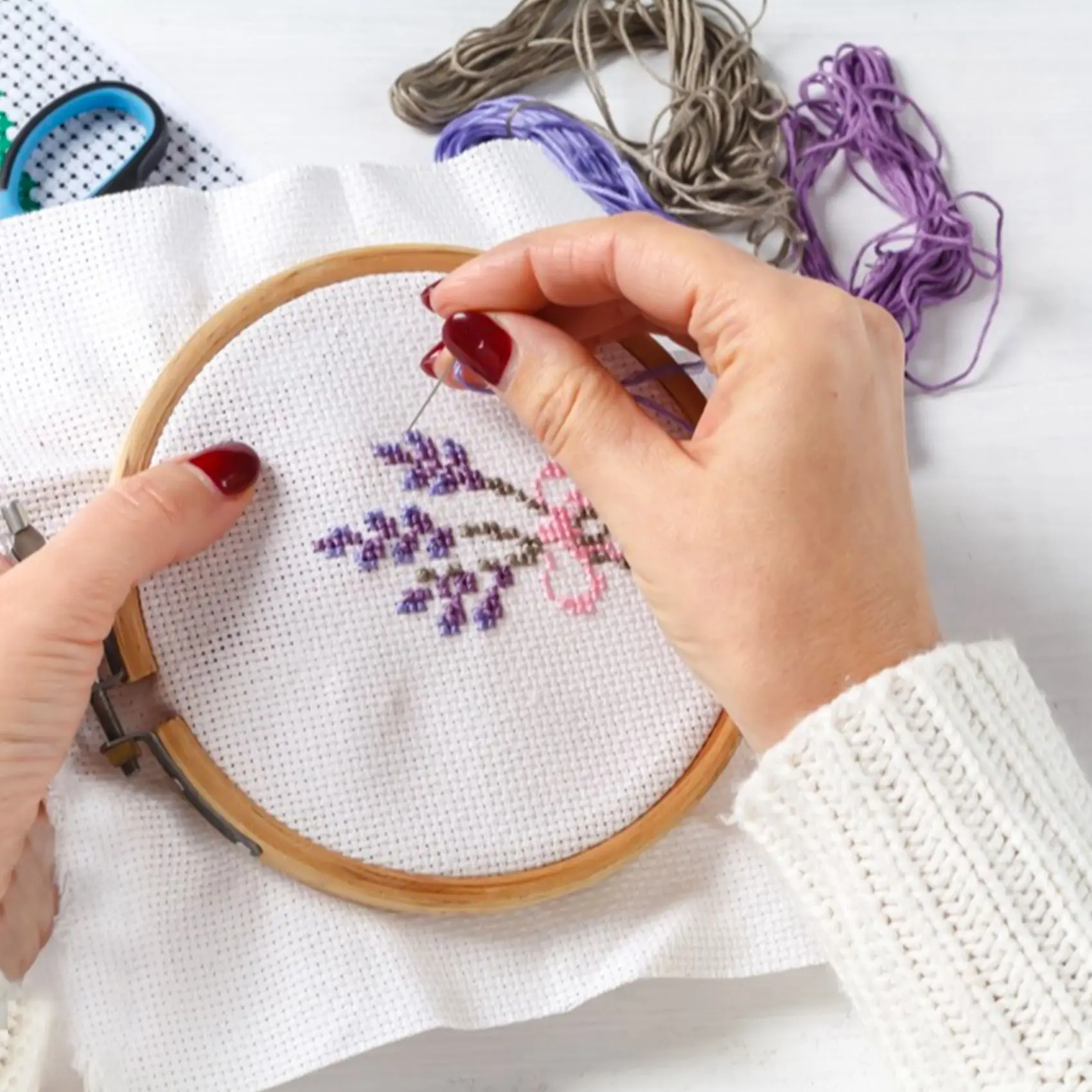 

Набор из 20 бамбуковых пялец для вышивания, 3 дюйма, круглые деревянные пялецы для вышивки крестом, кольца для рукоделия и шитья