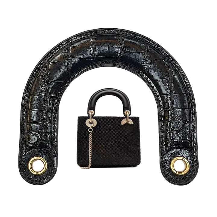 1PCS Bag Handles Detachable  PU Leather Handbag Short Bag Strap Handmade Purse Handles Replacement Belt DIY Accessories