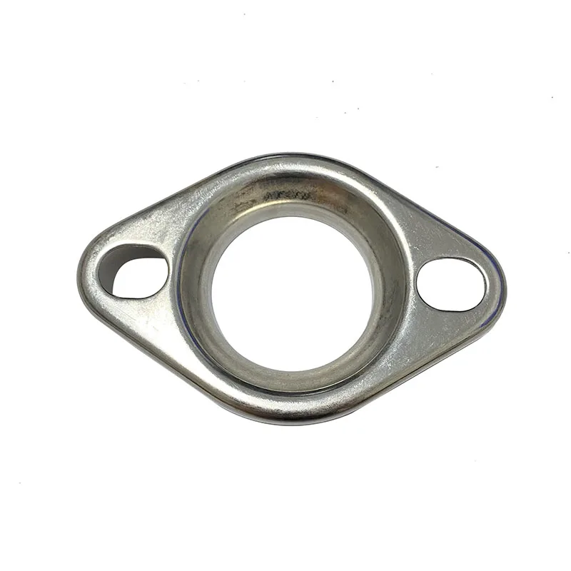 automobile parts Exhaust muffler flange exhaust pipe triangular joint 51mm 63mm 76mm joint accessories general stainless steel