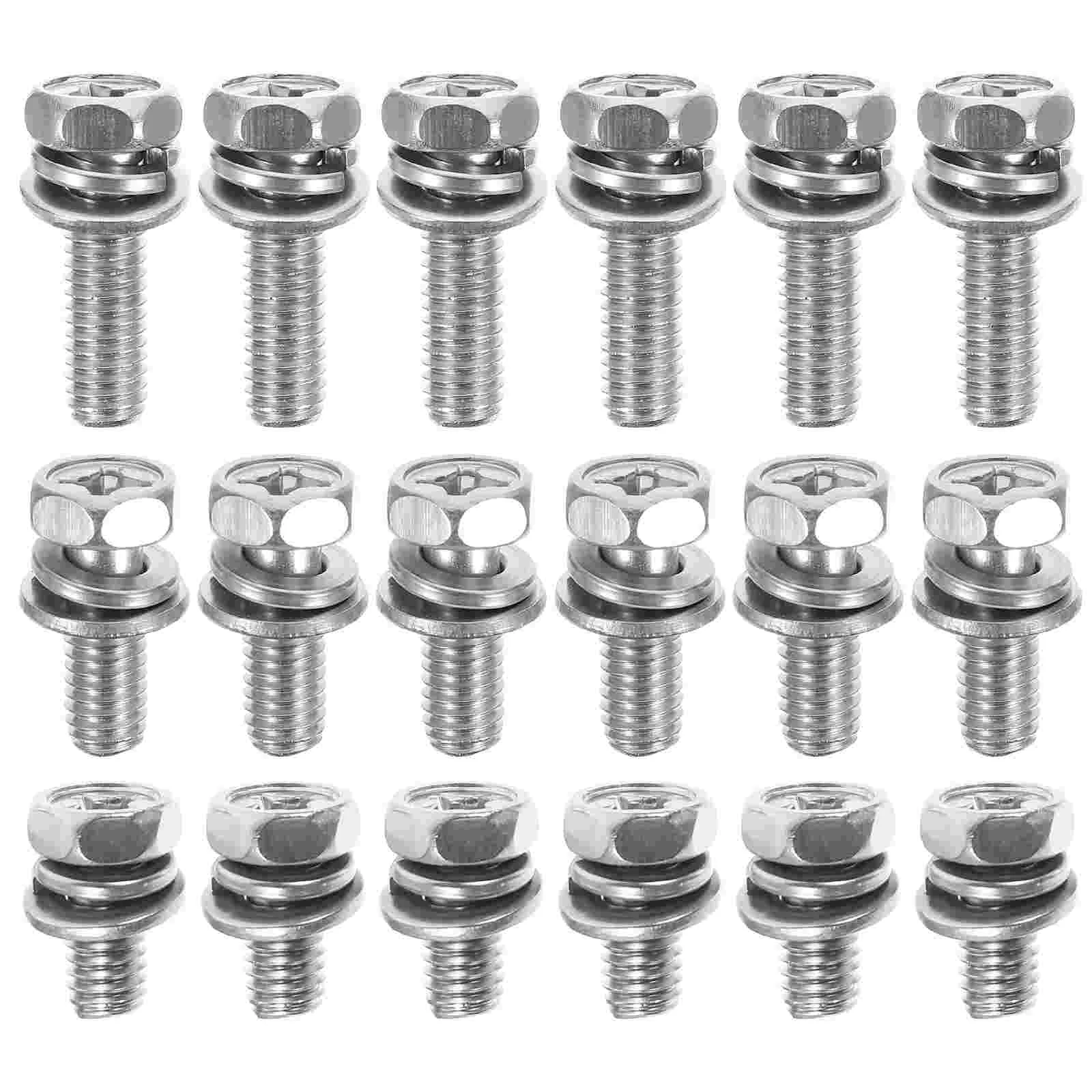 

Motorcycle Bolt Washers for Screws Stainless Steel Bolts Terminal Machine