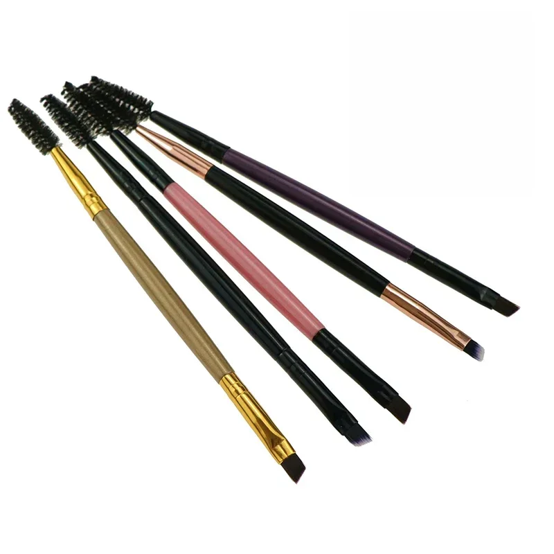 新しい眉毛ブラシ眉アイライナーブラシコンシーラーブラシプロフェッショナルメイクブラシまつげ用マイクロブラシ HZS03