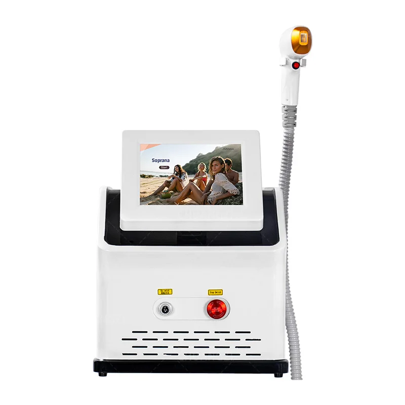 Professional IPL Permanent Diode Ice Titanium Laser Body Hair Removal Machine 2024 Portable 808NM 755 Alexandrite 4 Waves