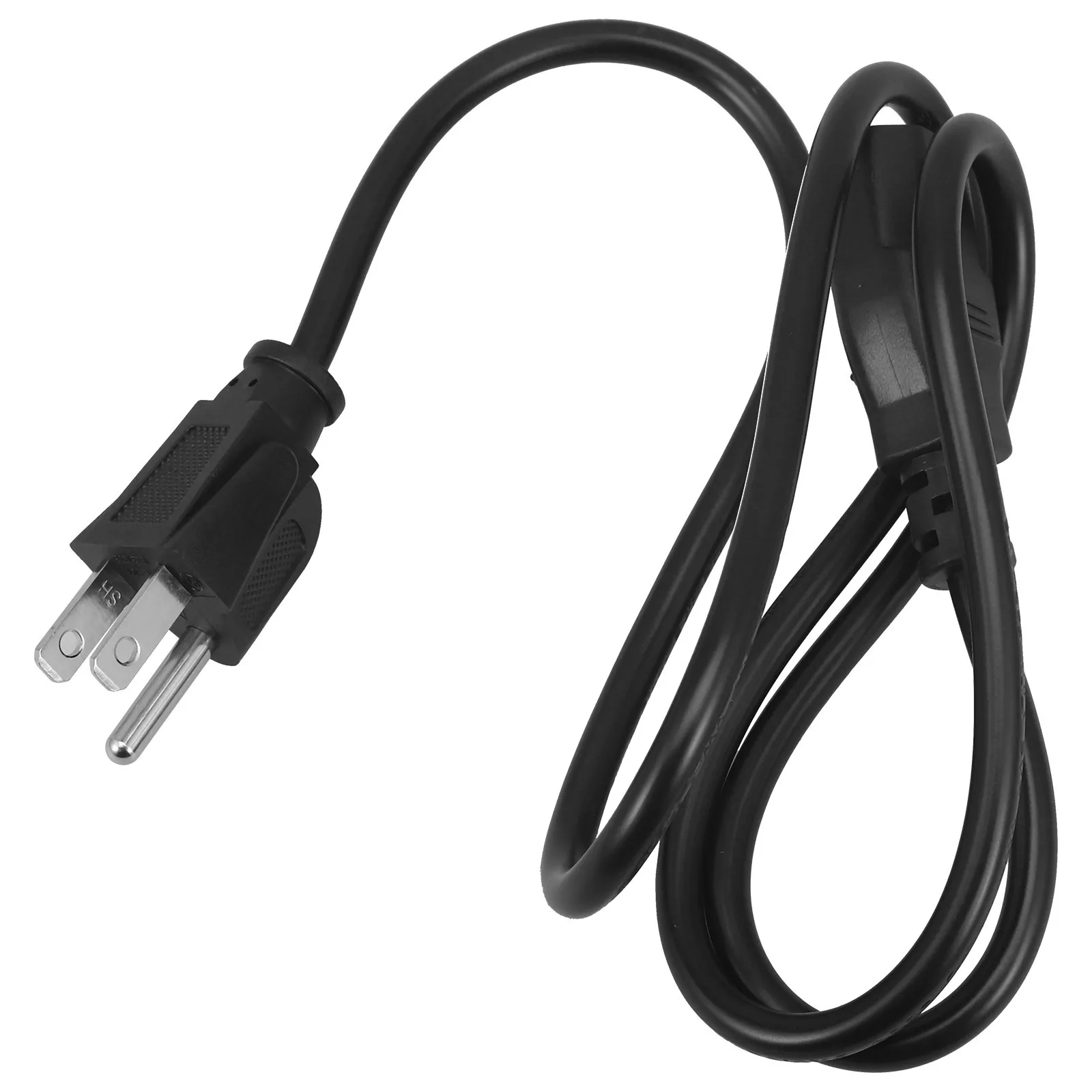 

Replacement Power Cord Us Plug 3-Hole Design for Computer Printer Projector Rice Cooker Heavy-Duty Home Appliance Power Cable