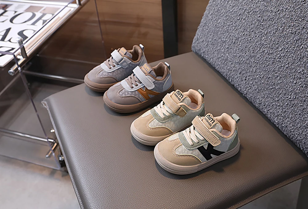 

Shoes Kids Toddler Shoes Sneakers Ergonomics Girls Sneakers Children Anti-slippery Sport Soft-soled Shoes Children's PU Leather