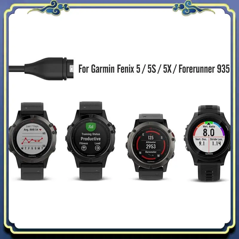 

Portable 3X Replacement USB Data Sync Charging Cable Wire For Garmin Fenix 5/5S/5X/Forerunner 935/Quatix 5/Quatix 5 Sapphire