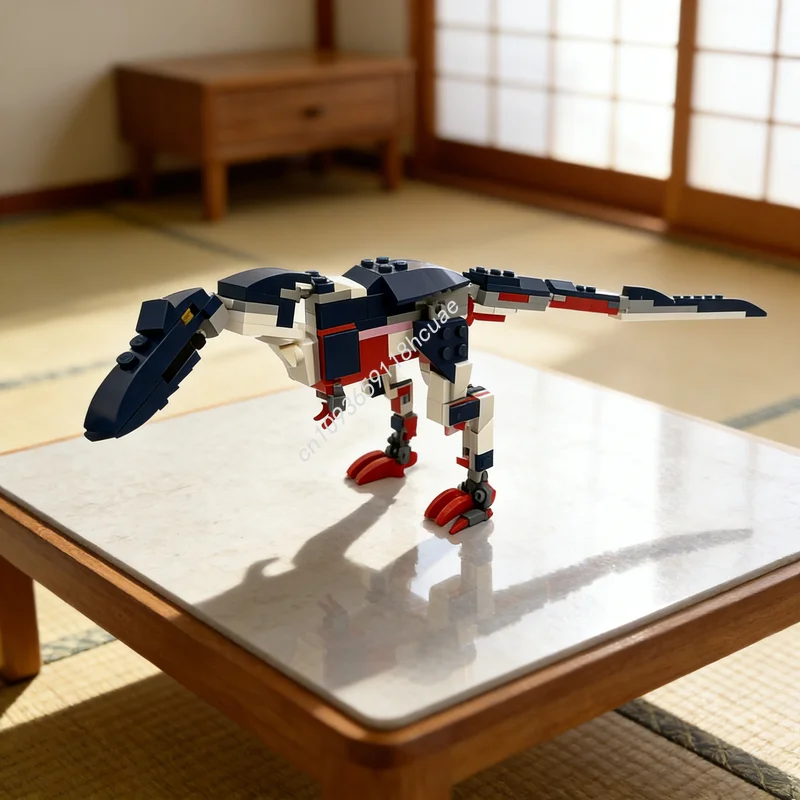 143 Piezas MOC Baryonyx Walkeri 1 Creator 3, Bloques de Construcción de Modelos, Juguetes de Arquitectura, Idea de Regalo para Festivales, Ladrillos Educativos Creativos