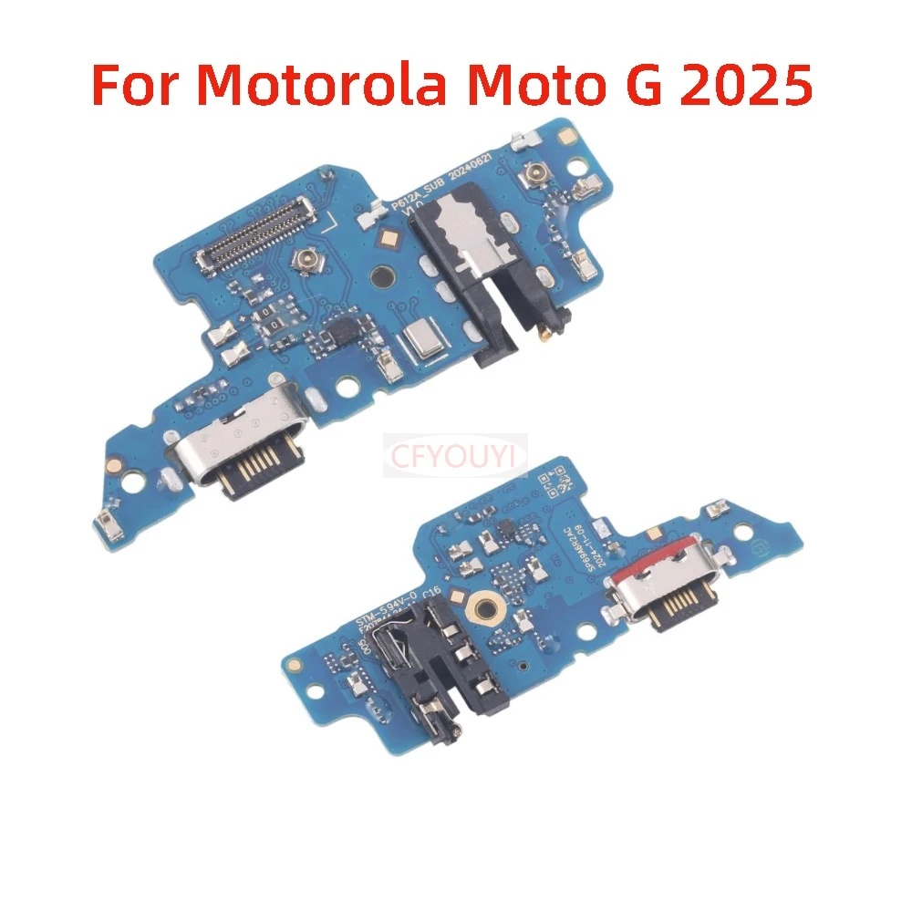 

USB-порт для зарядки, разъем, гибкий кабель для Motorola Moto G 2025 XT2513-1