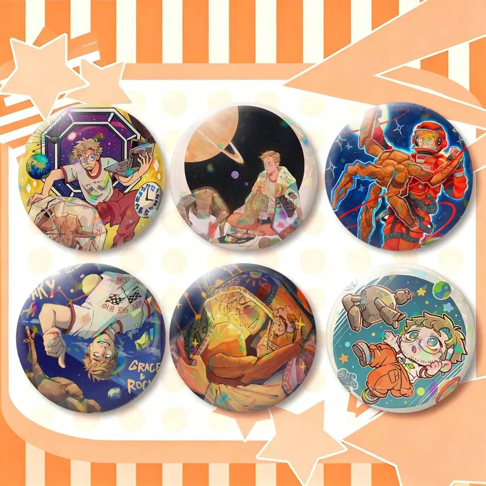 Project Hail Mary   25 32 44 58 75mm Badges Personalized Round Brooches Pins Accessory Gift