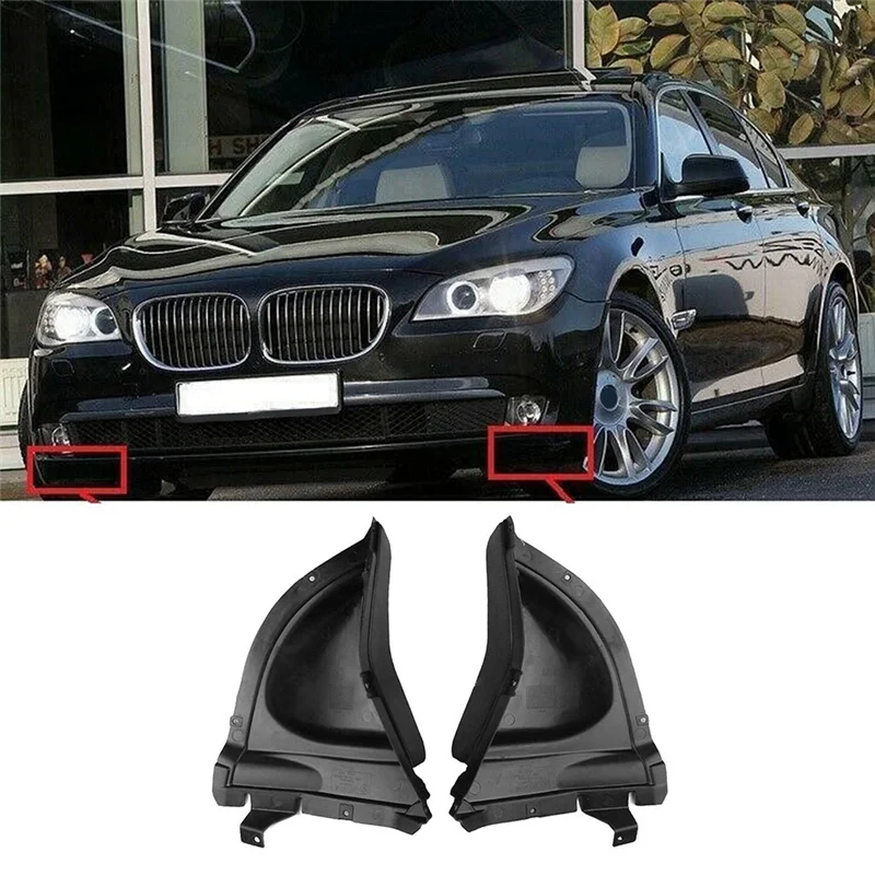 

1Pair Front Wheel Fender Liner Extension Cover Mudguard Extension Cover For BMW F01 F02 740I 740Li 51757185005 51757185006