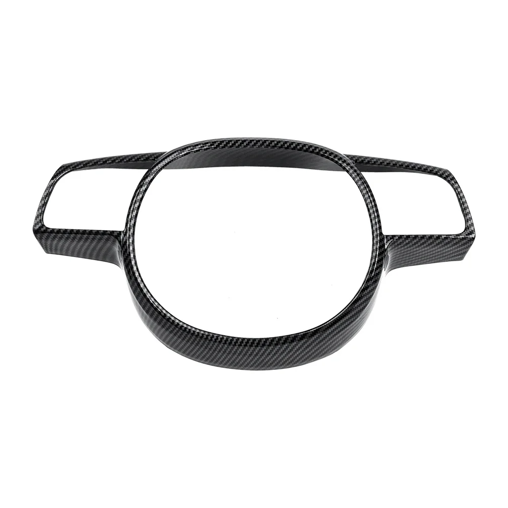 

Car Interior Accessories Steering Wheel Decorative Frame ABS Material Carbon Fiber Style For Hyundai IONIQ 5 2022-2024 LHD RHD