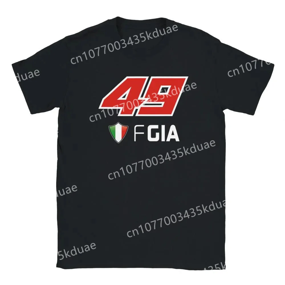 Fabio di Giannantonio 2025 MotoGP Race 49 Calendar T-Shirt for Men Breathable Tees Sports Men's T-Shirts Casual Tops Clothing