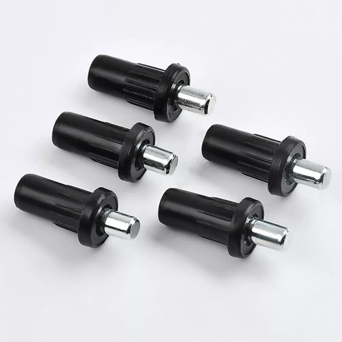 100 PC ขนาดใหญ่สีดําเหล็กชัตเตอร์ Louvers ตาบอดซ่อม Pins สปริงโหลด Plantation ชัตเตอร์เปลี่ยน Pins Bolt ประตูหน้าต่างบ้าน