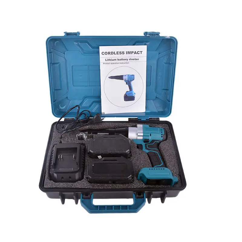 

Brushless Portable 18V-21V Lithium Battery Charging Electric Automatic Pulling Rivet Gun Cordless Nail Gun