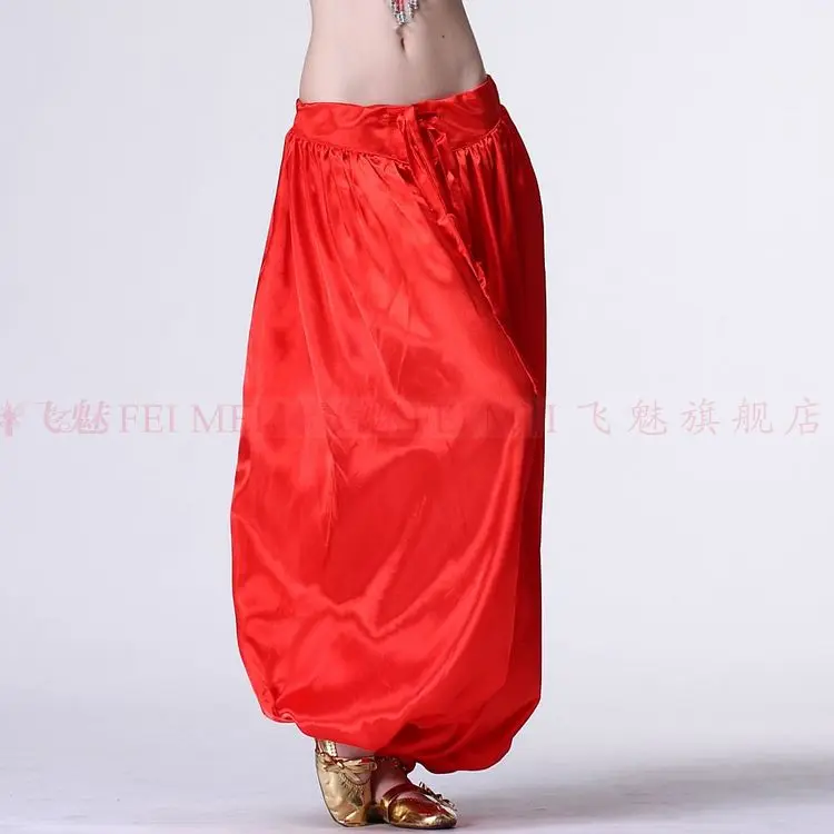 New belly dance costumes senior stain belly dance pants for women belly dance lantern trousers