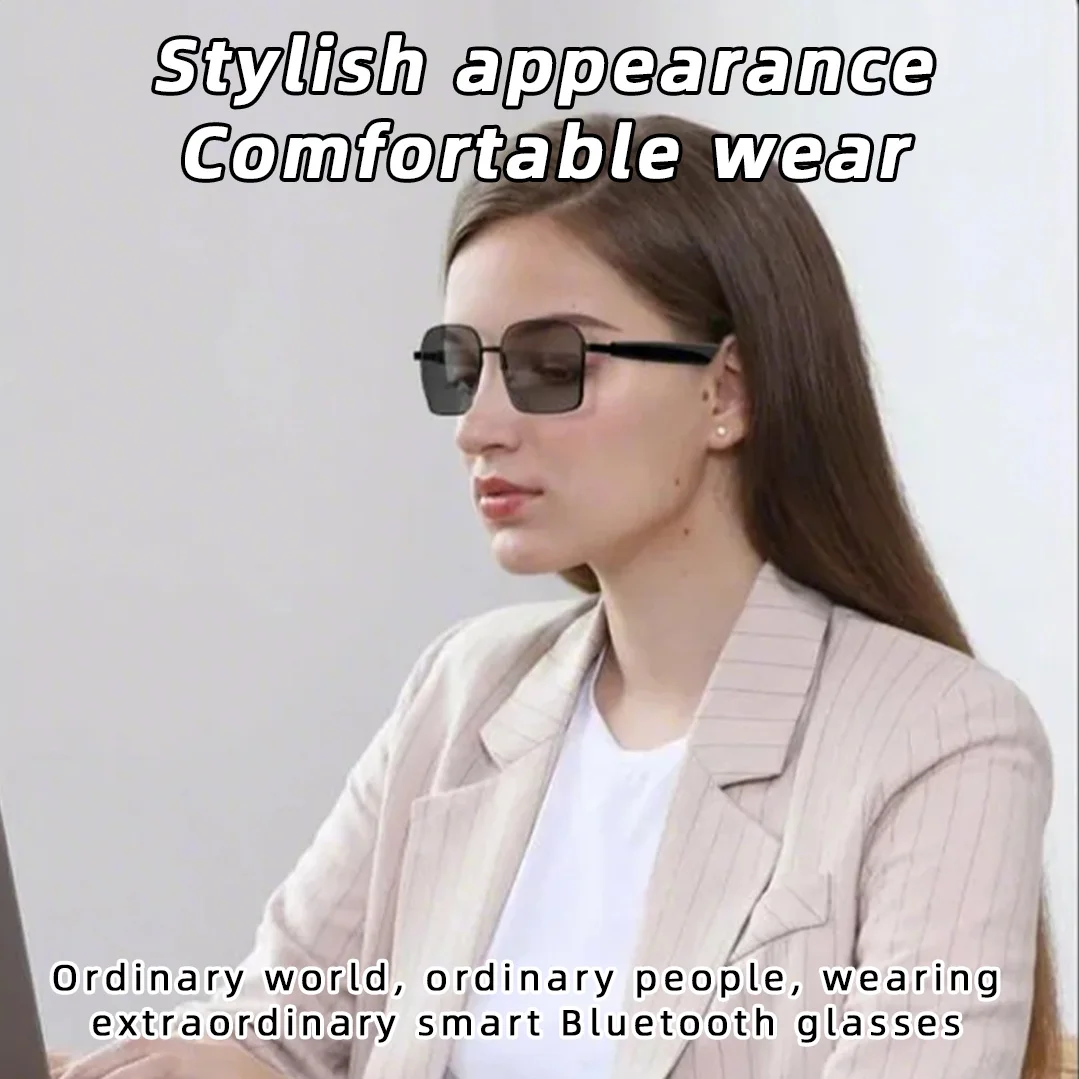 Stylish Smart Eyewear Wireless 5.4 Built-in Speaker, Support Outdoor Sports Musicd anti-ultraviolet Suitable for men and women