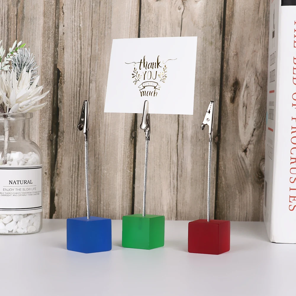 Étiquette Prix Clip Porte cartes - D'étiquetage Clips en Métal, 5,2 * 2,8 cm, Porte-cartes pour