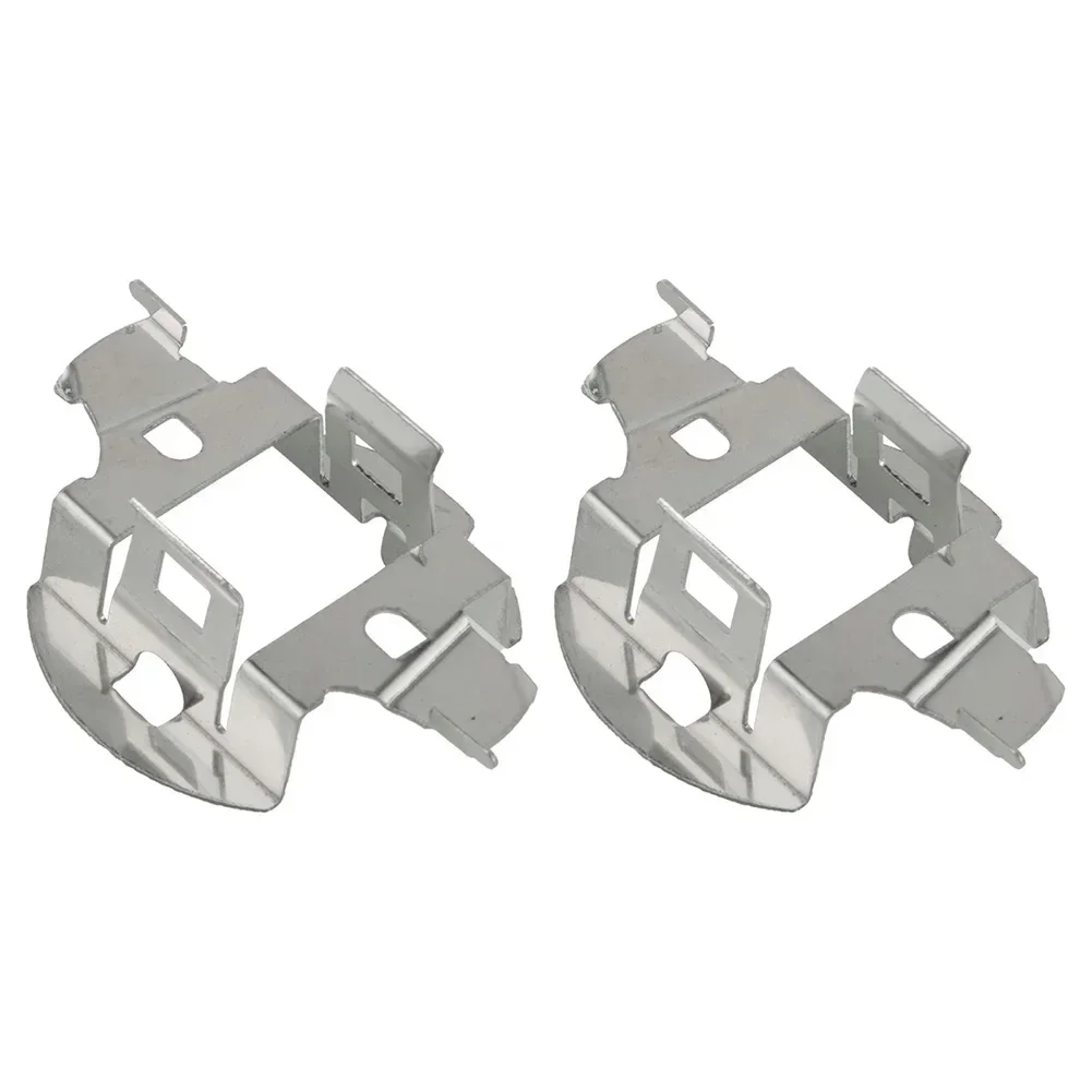 2pcs H7 HID Headlight Bulb Light Retainer Clip Sliver Adapters Holders For BMW For Mercedes Lamp Bulbs Retainer Clips