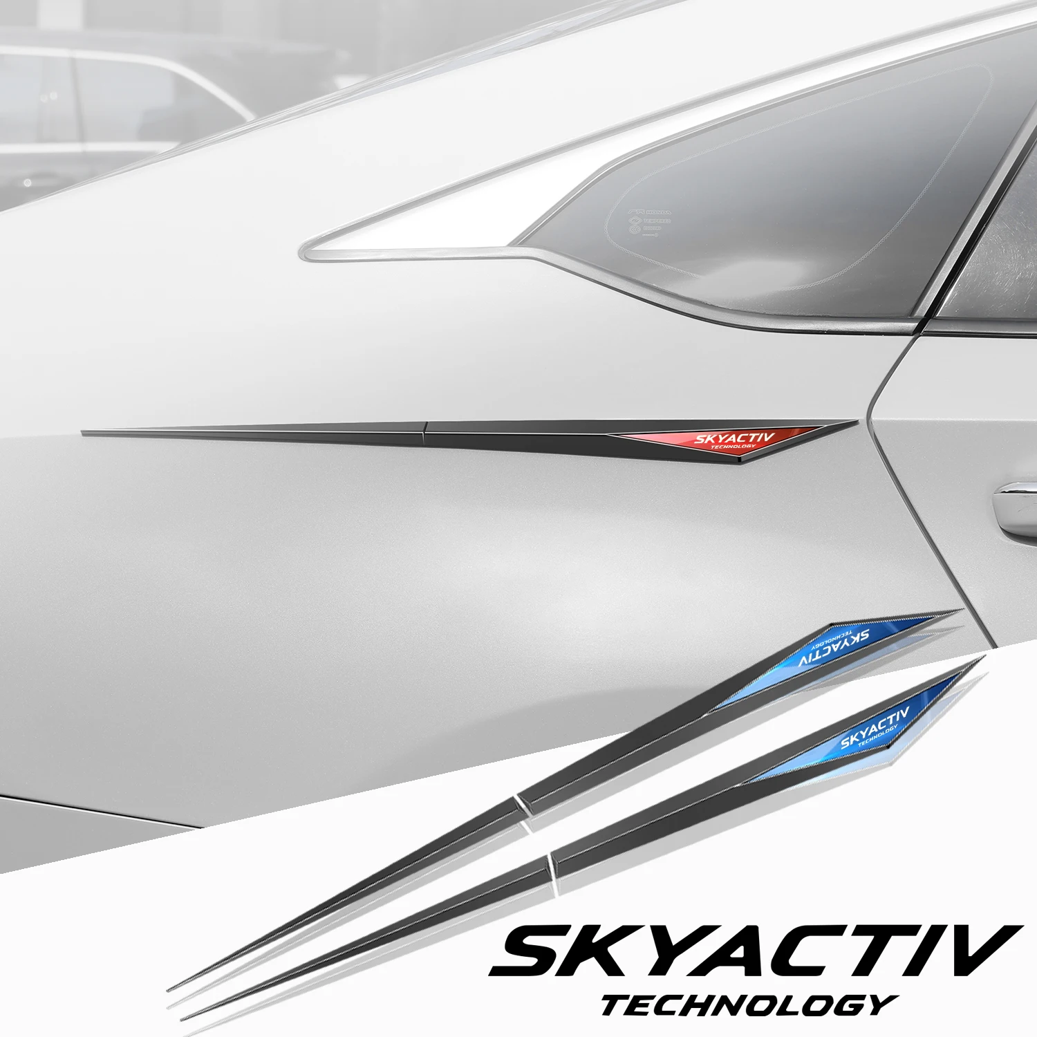 

2pcs car stickers TPU car accessories para auto for Mazda skyactive 2 3 5 6 8 cx3 cx4 cx5 cx7 cx8 cx9 cx30 mx5 rx8