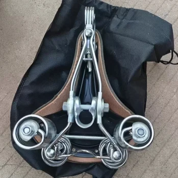 Retro Siodło Rowerowe 100% Skóra Bydlęca Siodło Rowerowe FREE-Cycling Vintage Duże Rozmiary Stalowy Łuk Podwójna Sprężyna Skóra Naturalna