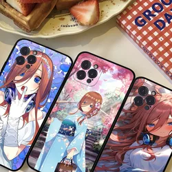 Cartoon Characters Nakano Miku Phone Case For IPhone 16 15 8 7 6 6S Plus X SE XR XS 14 11 12 13 Mini Pro Max Mobile Case