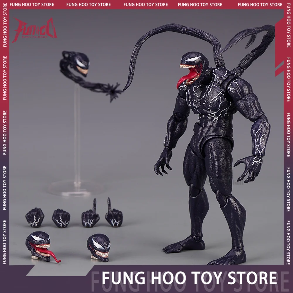 

23cm Venom 2 Let There Be Carnage Figure Shf Venom Action Figures Change Face Model Joint Movable Statue Collection Birthday Toy