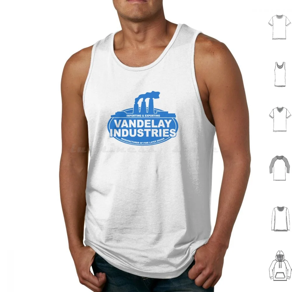 Vandelay Industries Tank Tops Print Cotton Vandelay Industries Fictional Company California George Latex