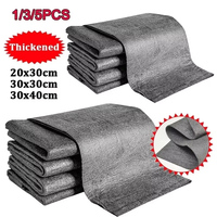 Thickened Magic Cloth Cleaning Cloth Tool No Trace Reusable Microfiber Washing Rag Glass Wipe for Window Mirror Car No Watermark