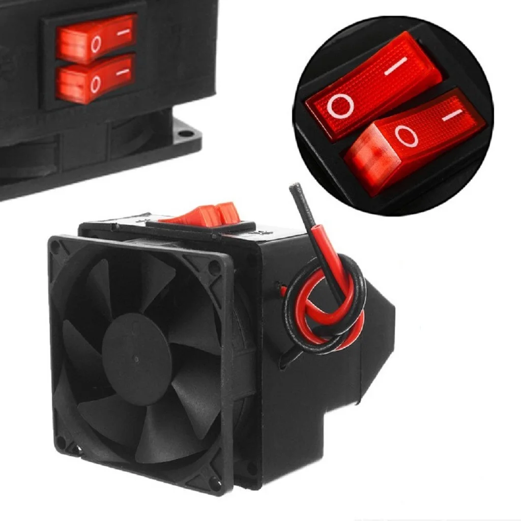 Car Heater Interior Car Warmer 12V Truck Car Heat Cooling Fan 12 Volts 300 Watts