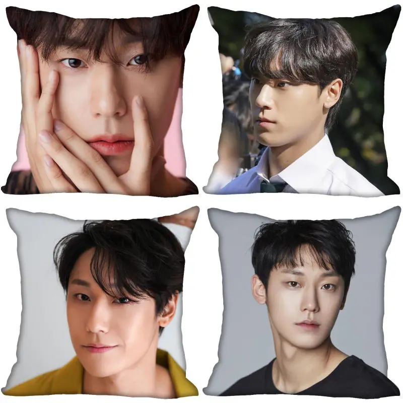 Do Hyun Lee KPOP Pillowcase Bedroom Home Decorative Gift Pillow Cover Square Zipper Pillow Cases Satin Soft Fabric 0216