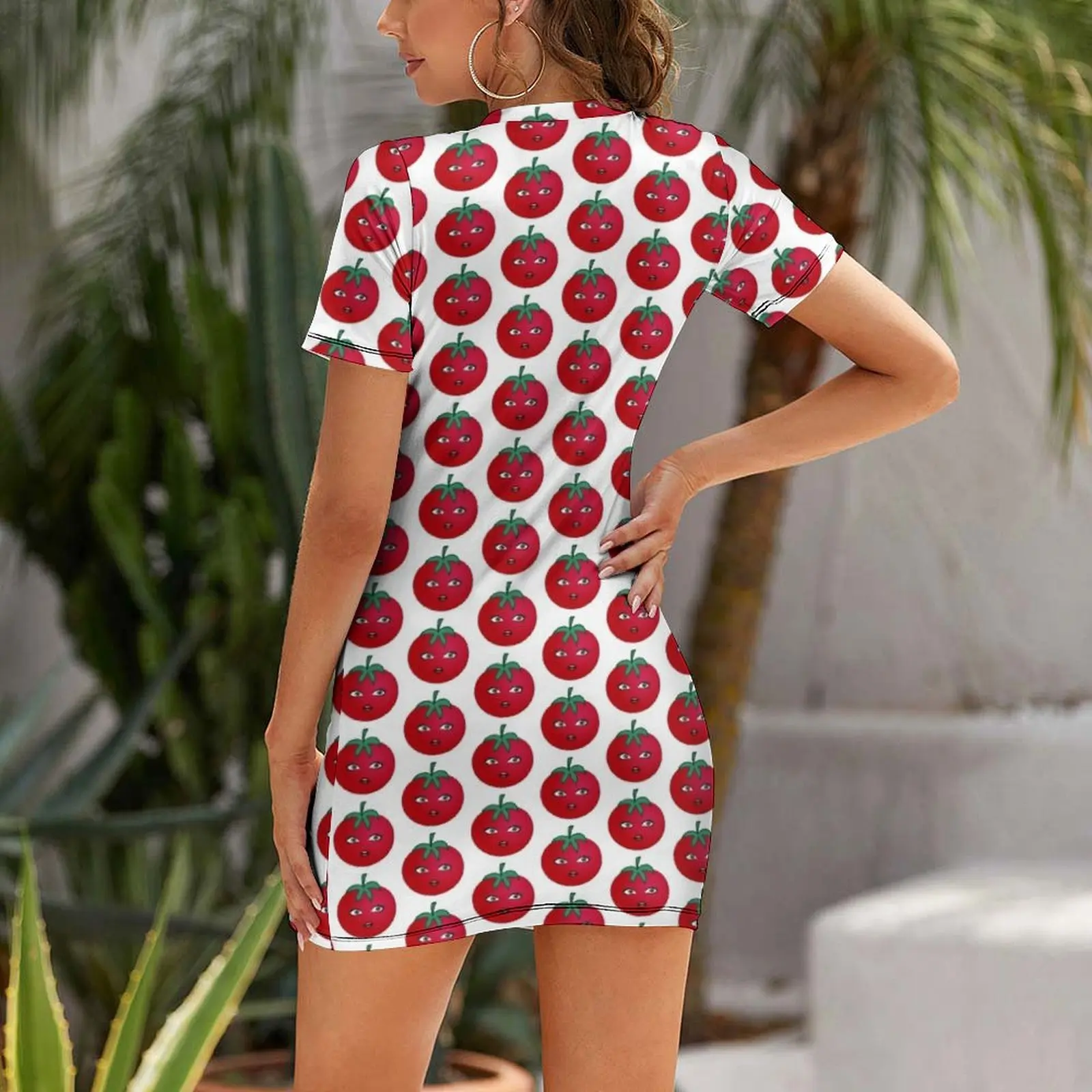 Lady Tomato Short Sleeved Dress dresses for woman summer dresses ladies 2025 Dress