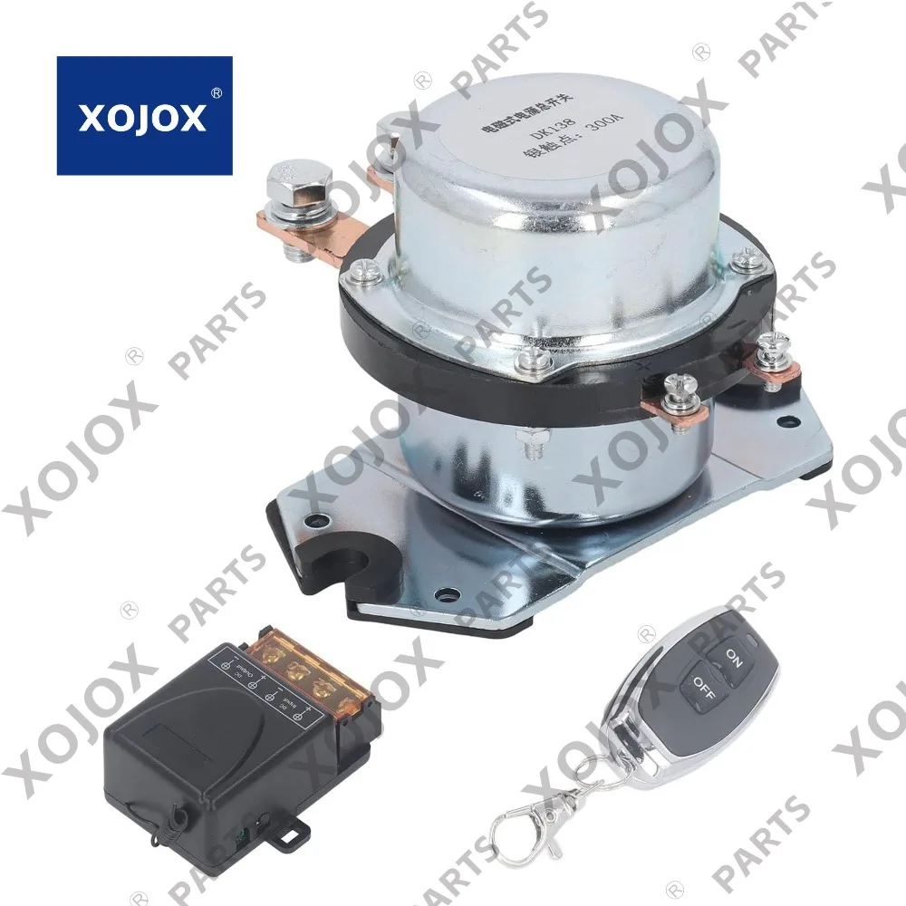 

XOJOX 300A Реле высокой мощности 24 В Реле переключателя батареи для экскаватора с пультом дистанционного управления